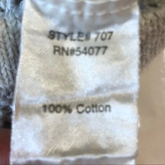 Cabi women light gray knit crochet top, long sleeve, see thru, round neck Sz S - Picture 8 of 10